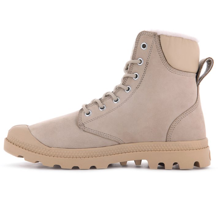 Bottes Palladium Pampa Sport Cuff WPS Homme Kaki Clair | FR CIE947S